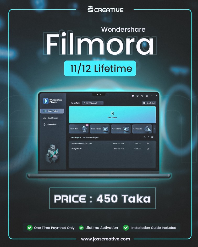 filmora price in bd