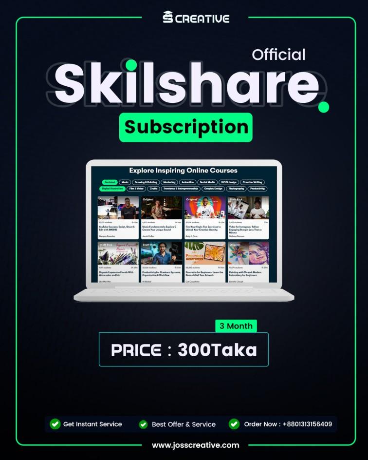skilshare subscription