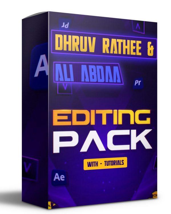 Dhruv Rathee & Ali Abdaal - Video Editing Pack Bundle