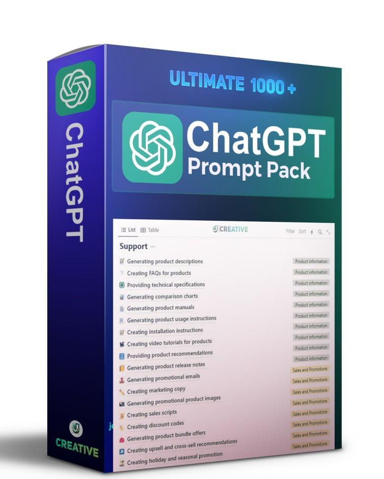 chatgpt prompts free