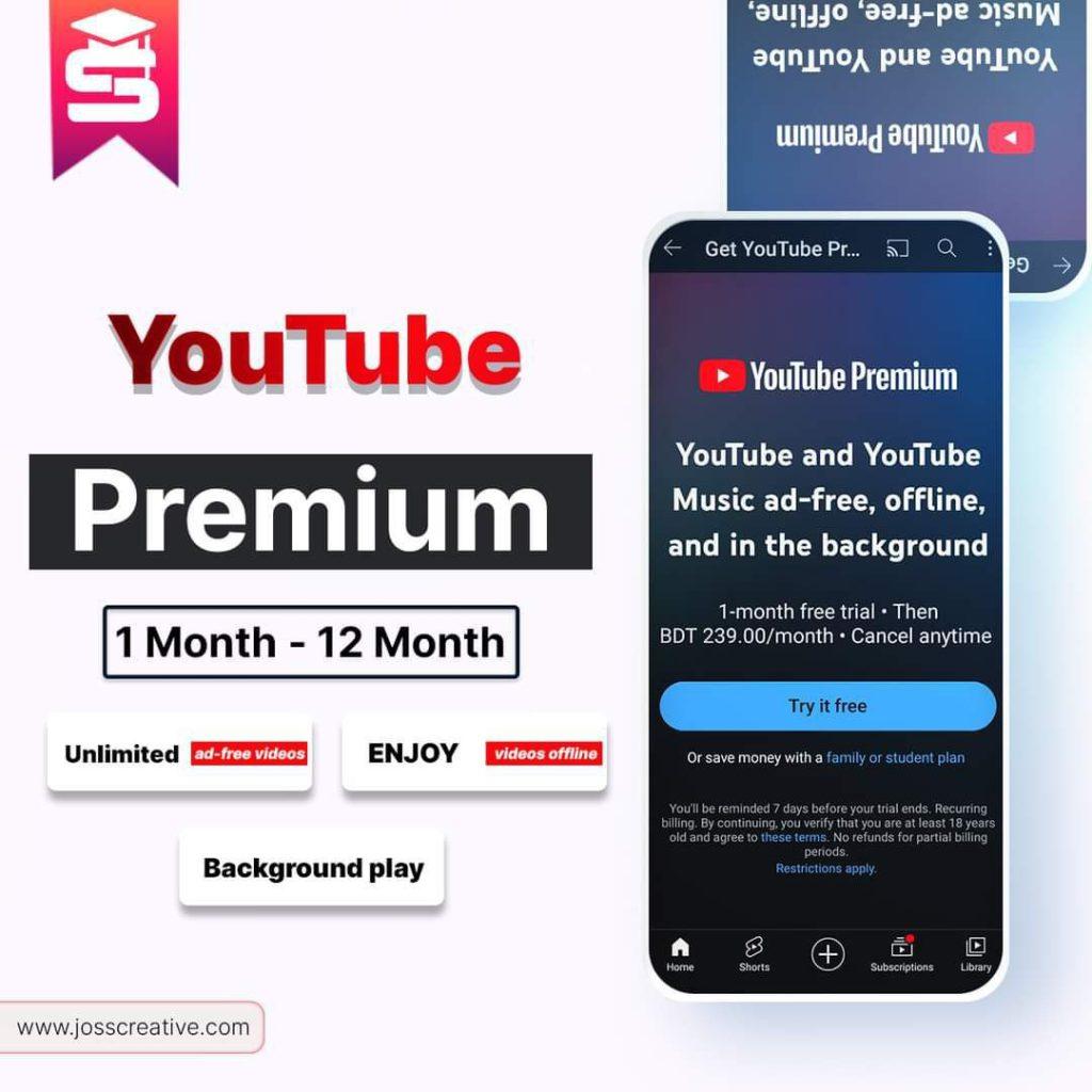 Youtube premium bd
