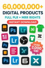 60 Million + Digital Products To Sell With Private Label Rights & Master Resell Rights (MRR) (PLR) - Image 2