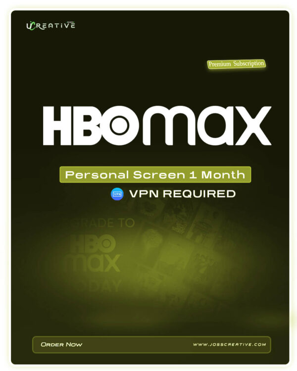 HBO MAX Subscription bd