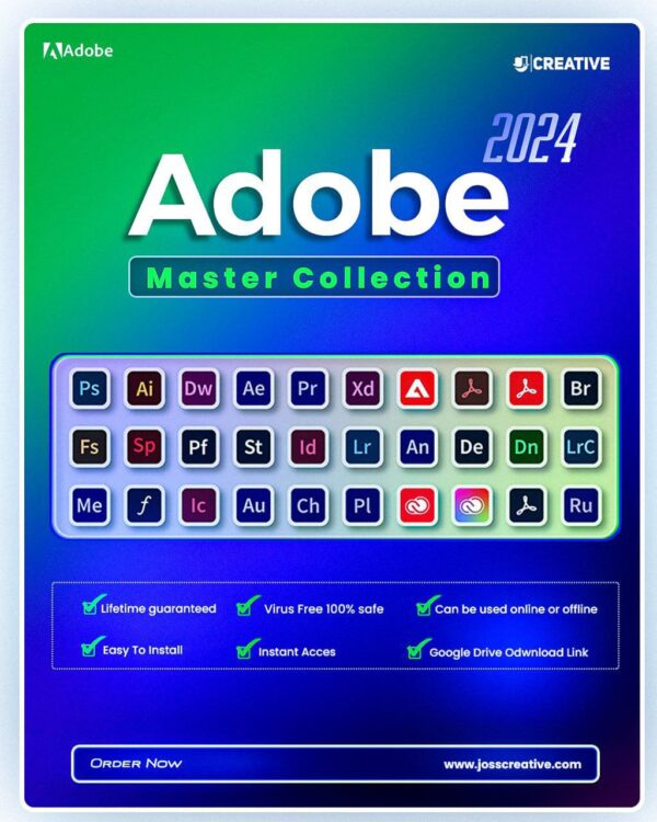 Adobe Master Collection CC 2024 (Lifetime Access)