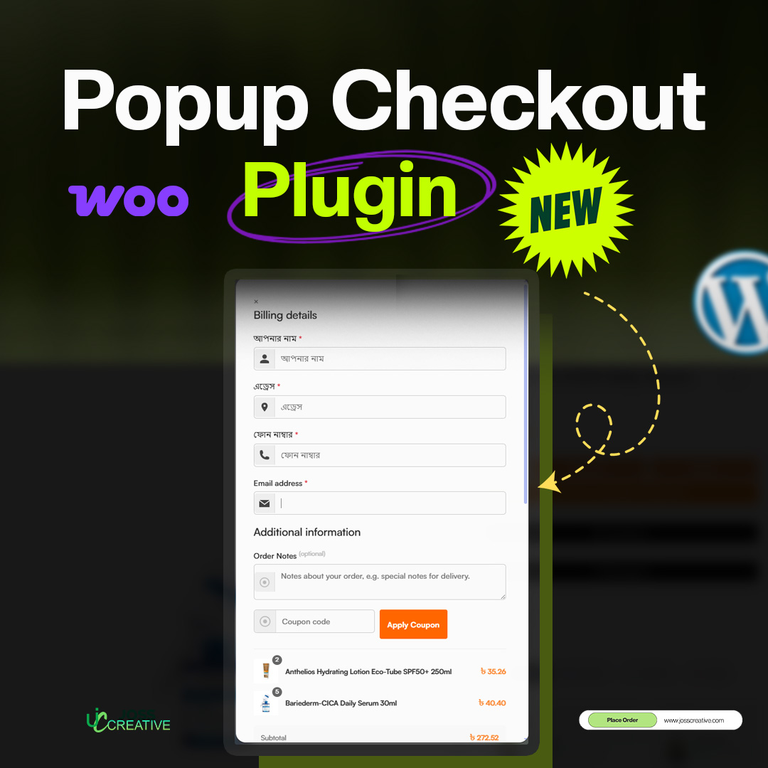 Modern Popup Checkout for WooCommerce